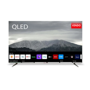 فيندو VIENDO شاشة 85 بوصه كيو ليد (4K QLED)، سمارت ،نظام التشغيل WEB OS ، بدون إطار 2ريموت ،ميزة التحدث مع الريموت V85Q2