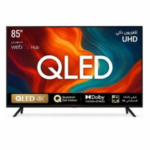 سرين تلفزيون كيو ليد 85 بوصة QLED 4K بنظام تشغيل ويب او اس ، 2 ريموت | SRET-85S4KWQ1
