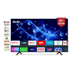 سرين تلفزيون كيو ليد 85 بوصة QLED 4K بنظام تشغيل ويب او اس ، 2 ريموت | SRET-85S4KWQ1