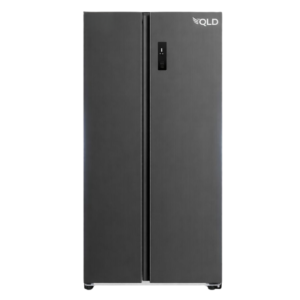 QLD ثلاجه بابين دولابي (612 لتر 20.64 مكعب) انفرتر رمادي، QLRF-612NFS