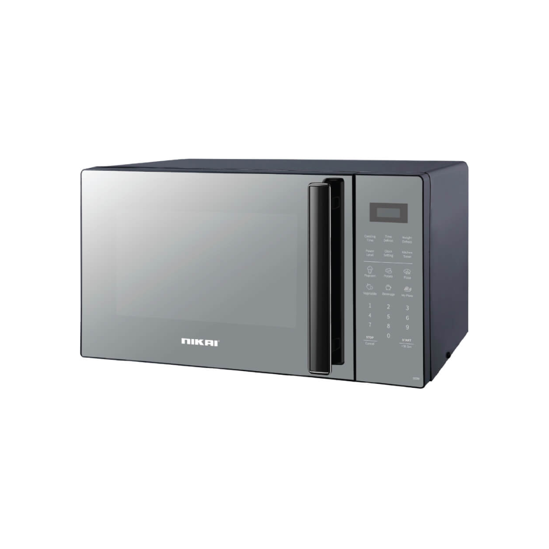نيكاي فرن ميكروويف رقمي، لون أسود، حجم بسعة 30 لتر،NMO303MDG